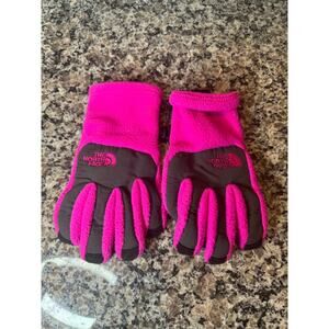 The North Face Kids Mittens - Pink and Black